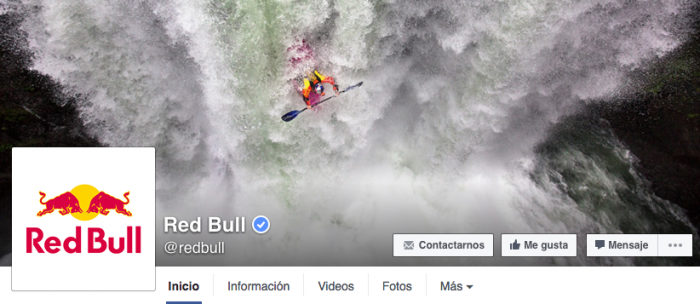 Disenar la portada de Facebook - Red Bull