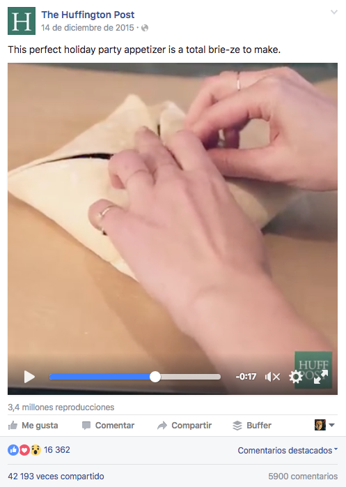 Ejemplo de marketing de contenidos