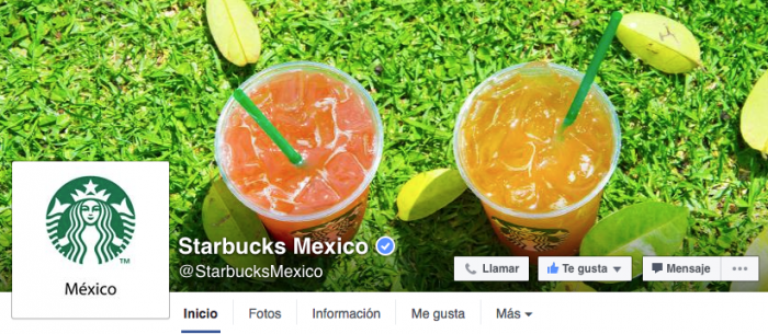 Ejemplos de portada de Facebook - Starbucks