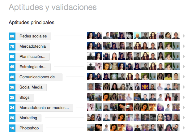 Validaciones de Linkedin