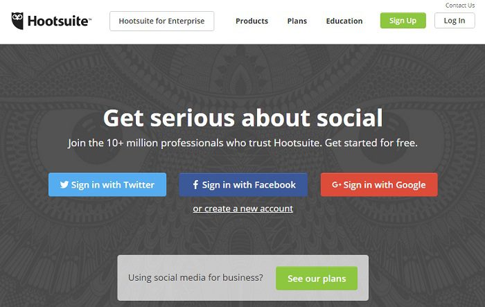 hootsuite - Herramientas para redes sociales