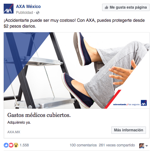 Ejemplo anuncio facebook