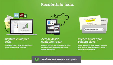 Evernote, herramienta de productividad