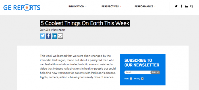 Newsletters - Suscripcion de contenidos