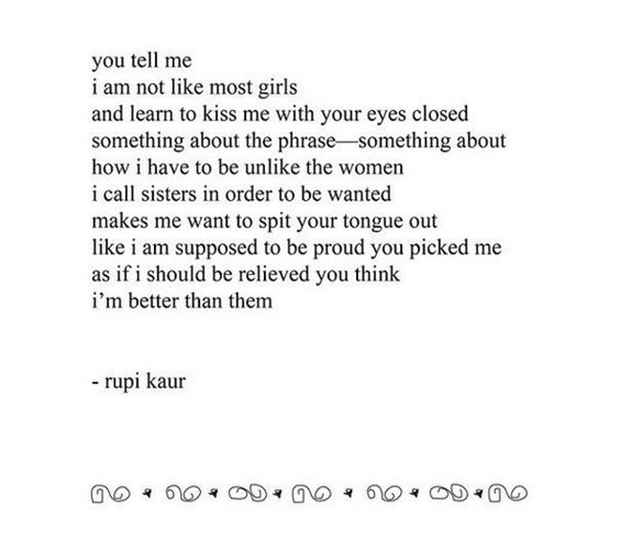 25 poemas feministas de Rupi Kaur