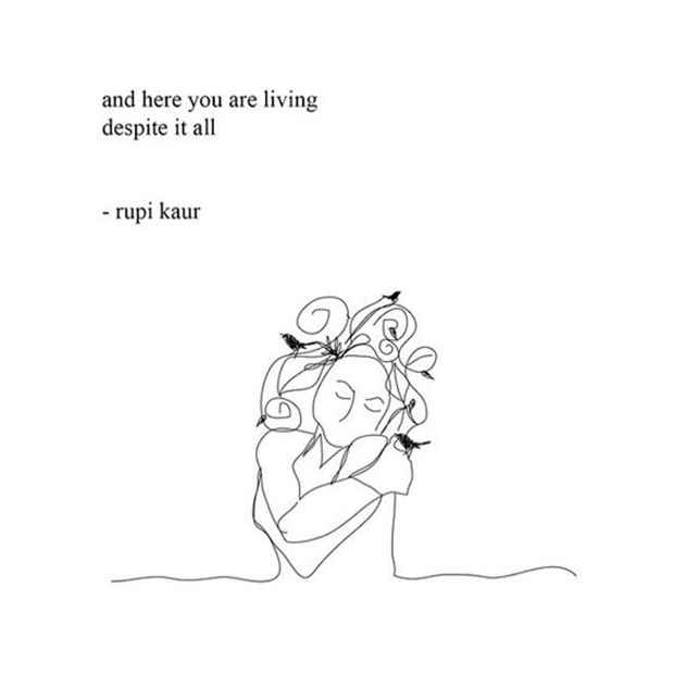 25 poemas feministas de Rupi Kaur