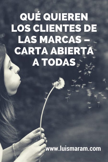 que quiren los clientes de las marcas