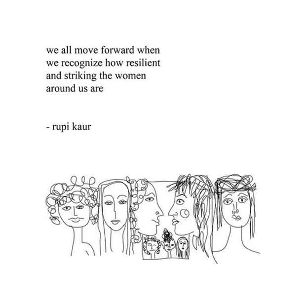 25 poemas feministas de Rupi Kaur