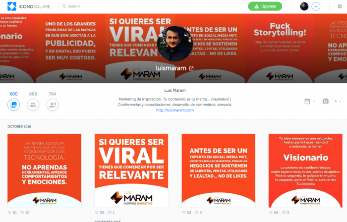 Medir Instagram - Iconosquare