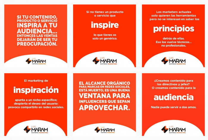 Instagram de Luis Maram