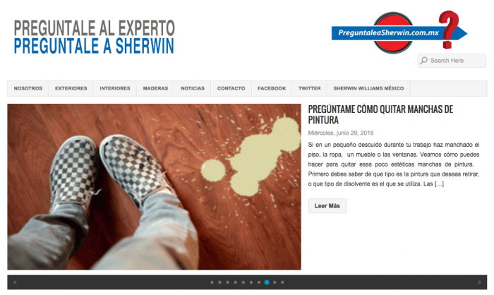 Marketing de contenidos Sherwin Williams