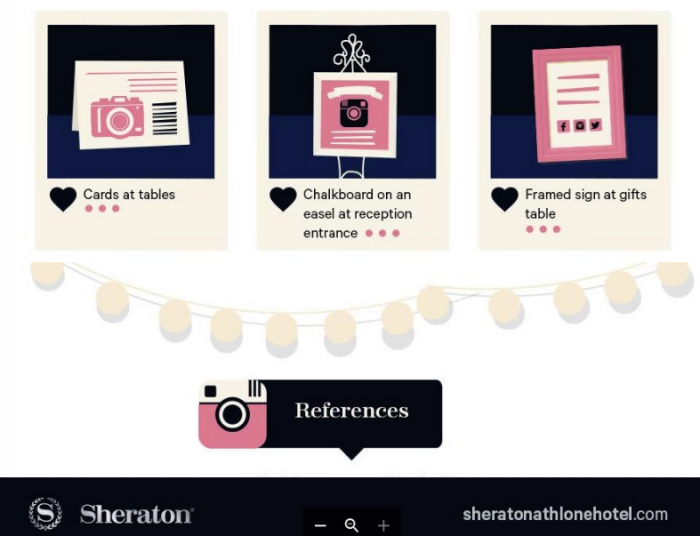 Consejos del Sheraton para usar instagram en boda