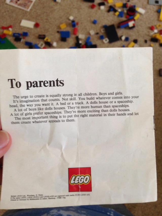 Comunicación de reputación - Carta LEGO