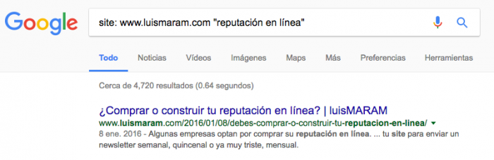 Busqueda avanzada de Google