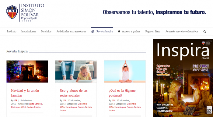 ejemplo de marketing digital en escuelas