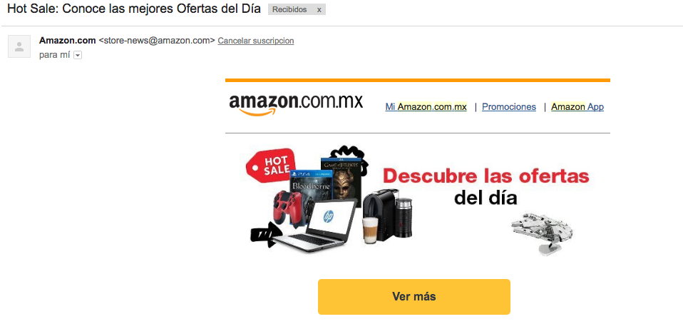 Amazon e-mail