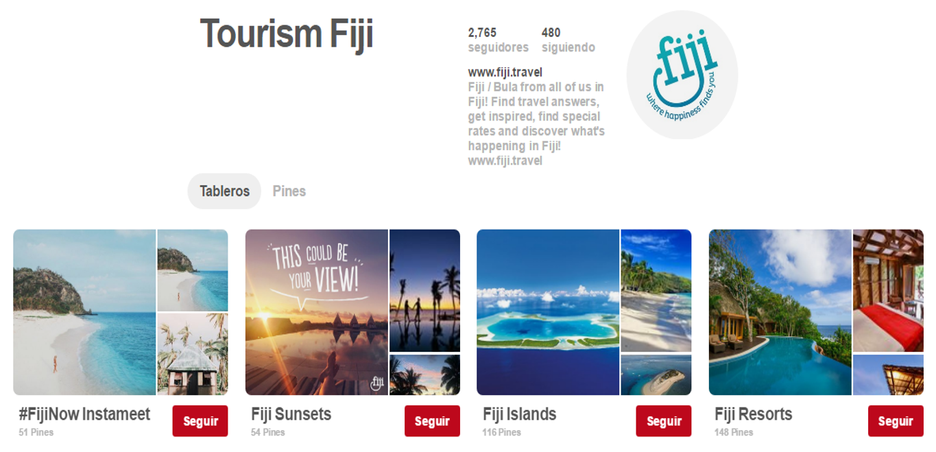 Ejemplo de como usar redes sociales para turismo