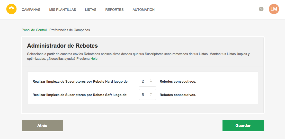 Qué frecuencia deben tener mis correos