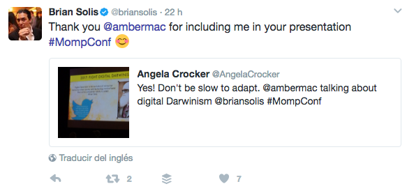 Contenido que se comparta