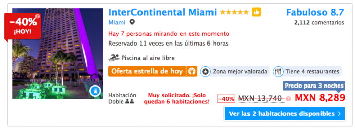  Ejemplo de Flash sale