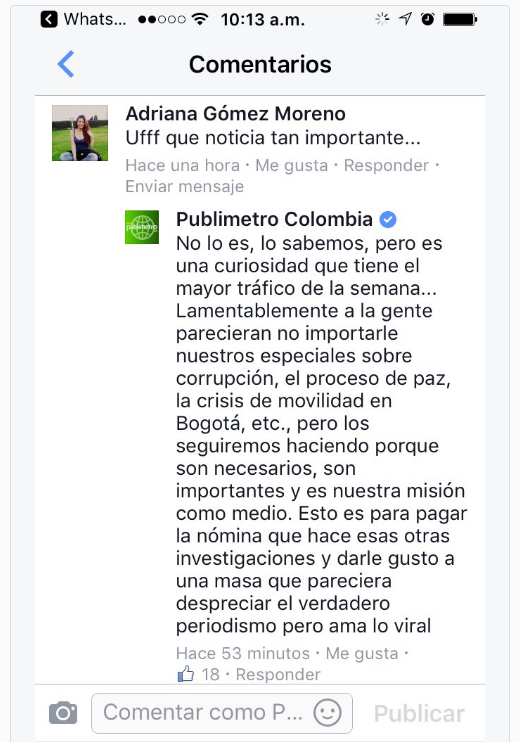 la verdad del contenido