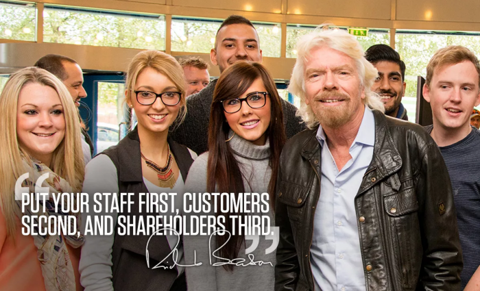  Richard Branson - lealtad del cliente