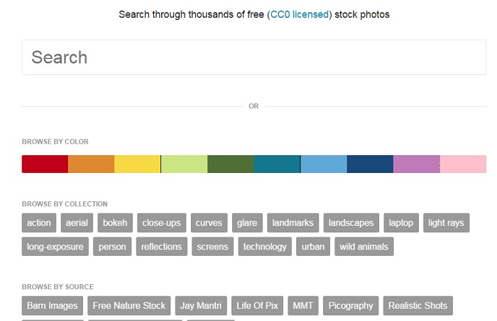 Uno de los mejores bancos de imagenes gratis, Find a Photo