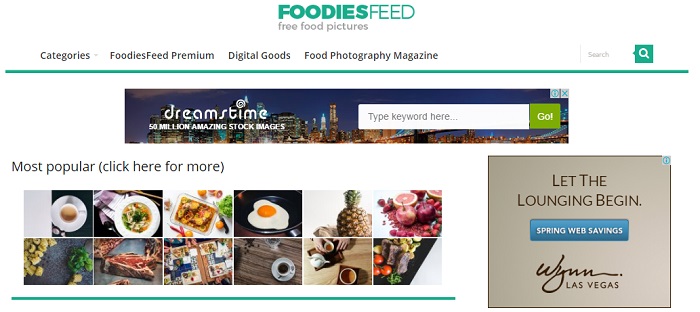 Uno de los mejores bancos de imagenes gratis, Foodies Feed