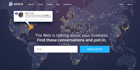Awario, herramienta freemium para social listening