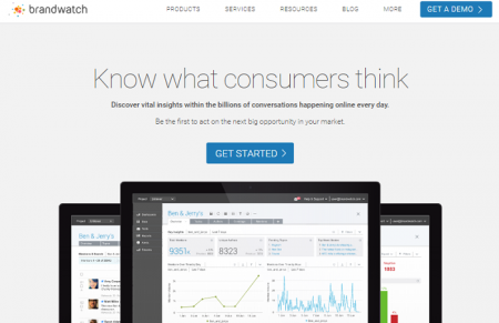 Brandwatch, herramienta de pago para social listening