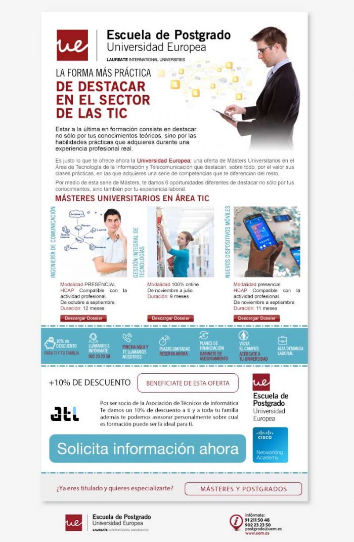 mercadotecnia para escuelas vía newsletters