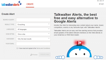 Talkwalker Alerts, herramienta para monitoreo