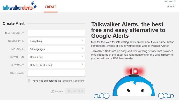 Talkwalker Alerts, herramienta para monitoreo