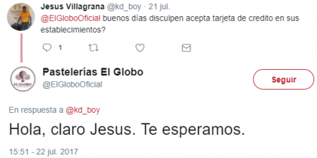 Ejemplo de El Globo