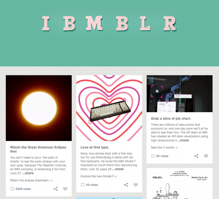 Ejemplo de marketing de contenidos IBM