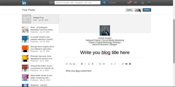 redes sociales como blog