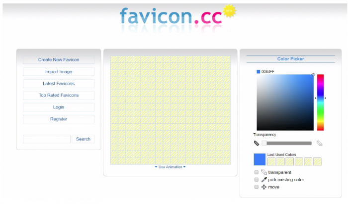 como crear un favicon