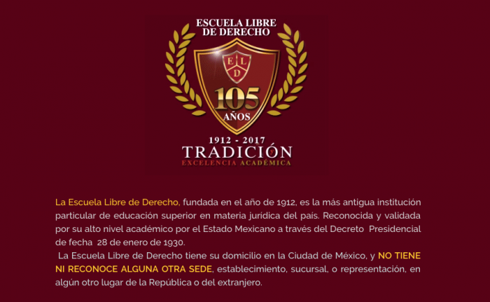 reputación de una escuela