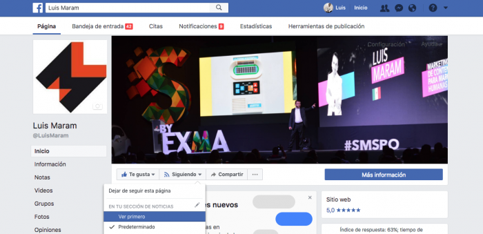 cambios en Facebook en 2018