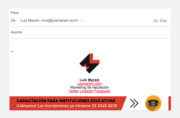 aumentar conversiones usando las firmas del email