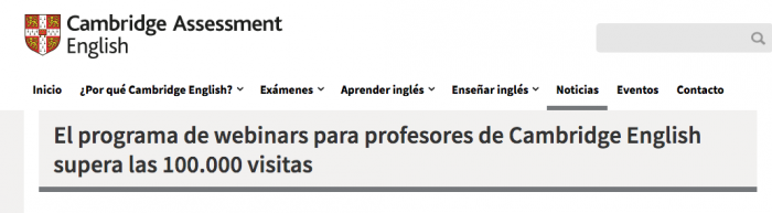 webinars para profesores