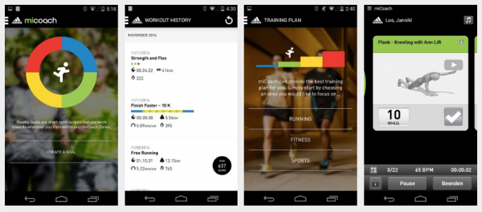 Hacer contenido de marca con adidas Mi Coach