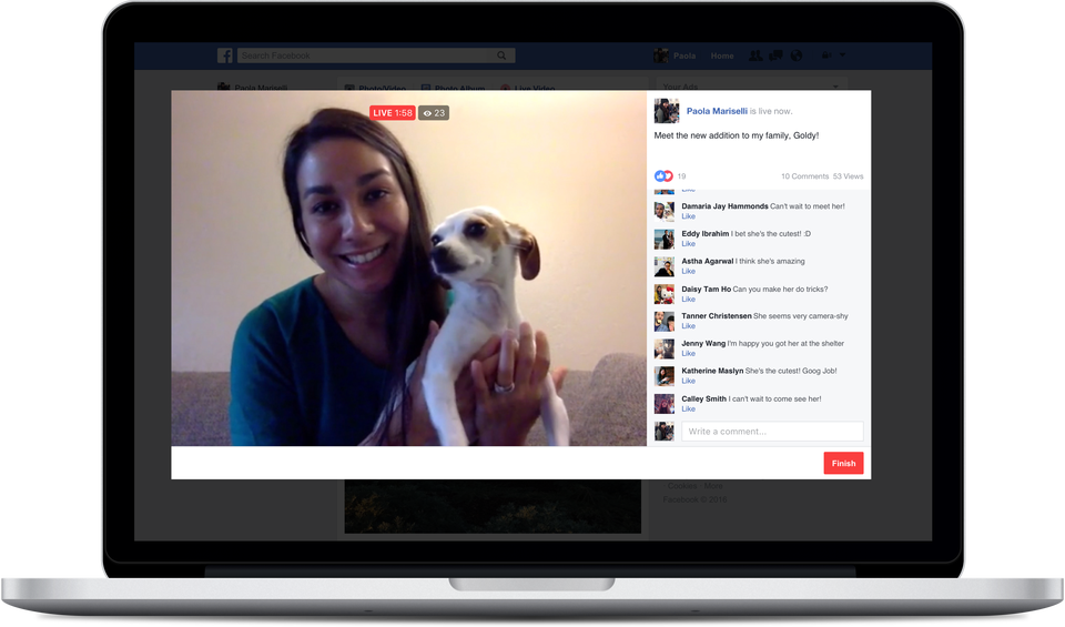 cosas que puedes hacer con Facebook Live - transmitir desde escritorio