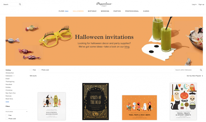 pensar diferente en el marketing. Caso Paperless post.