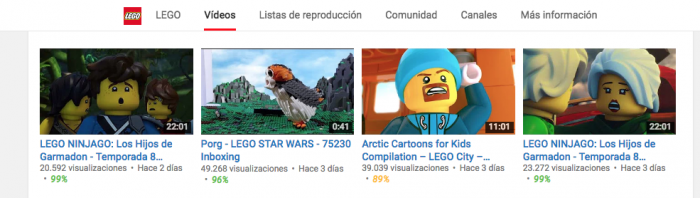 Video Marketing de Contenidos. Caso LEGO
