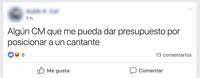 Ejemplo de riesgo de marketing digital