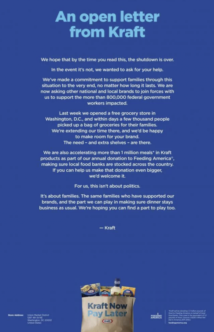 desplegado de Kraft, una marca que inspira