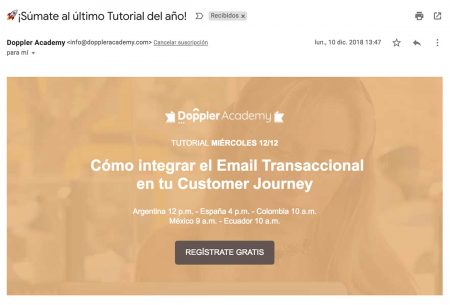 E-mail como parte de la estrategia de comunicación digital