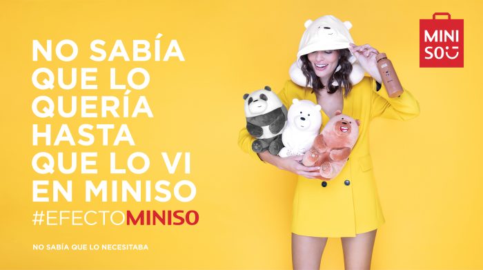 la campaña de los peluches de miniso