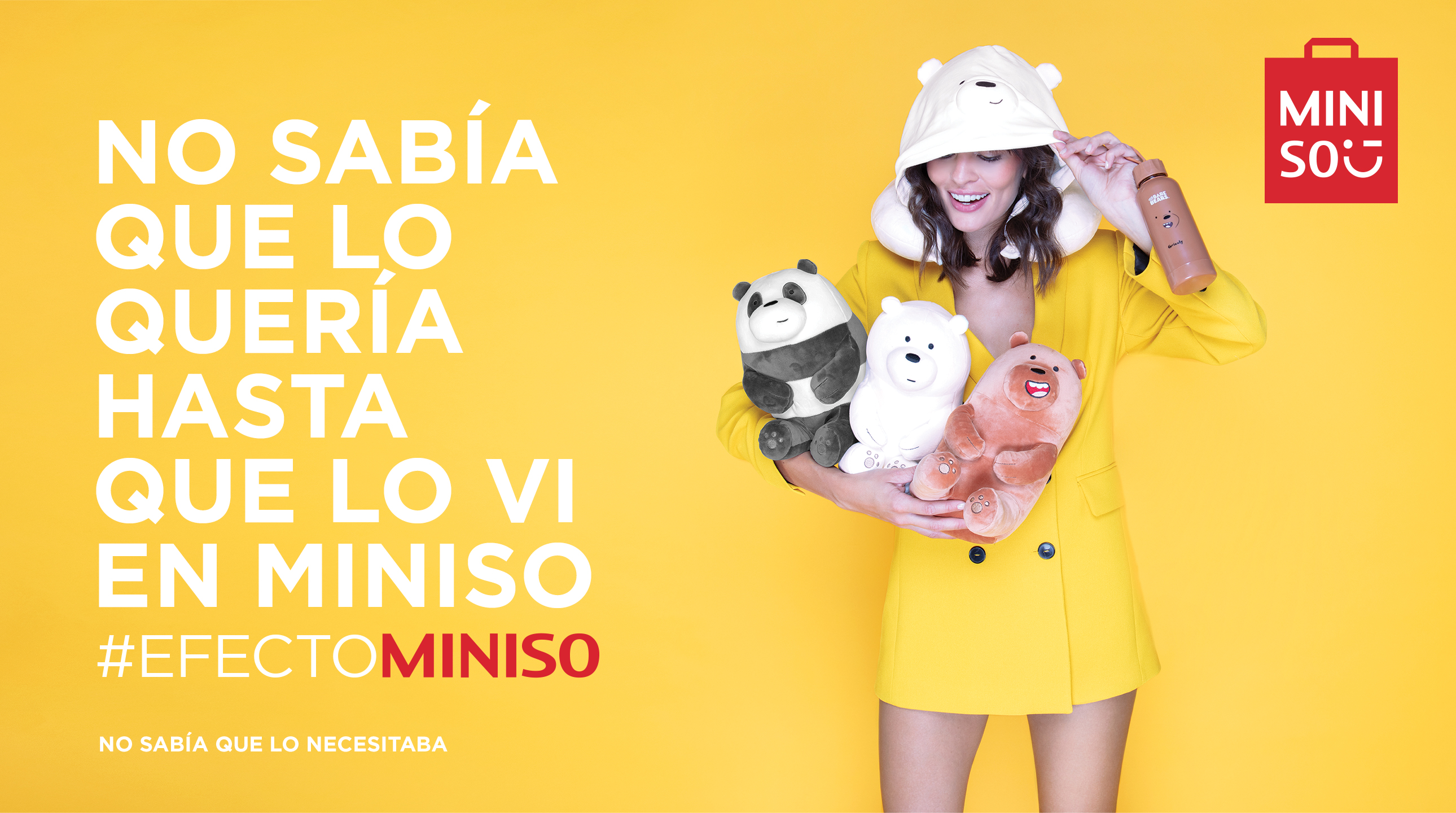 la campaña de los peluches de miniso